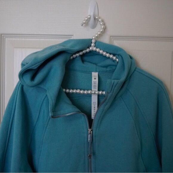 Lululemon Scuba Half Zip with Hood | Blue | Size M/L - Picture 3 of 9